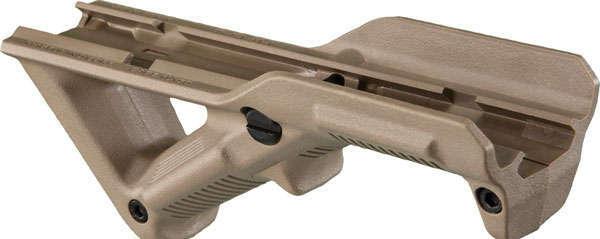 Grips Pads Stocks Magpul Industries Angled Foregrip 1 MAGPUL (AFG1) ANGLED FOREGRIP FDE • Model: Angled Foregrip 1